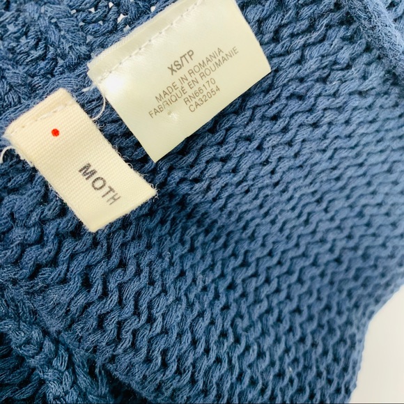 Anthropologie Moth Asbury Chucky Lace up sweater - Picture 9 of 9